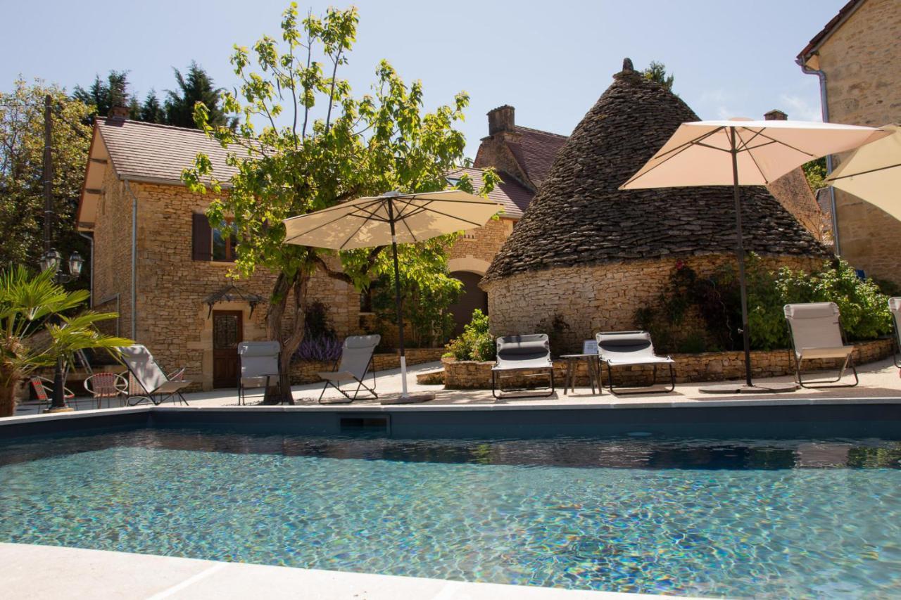 Aux Bories De Marquay, Chambres D'Hotes B&B Avec Piscine Et Spa Pres De Sarlat Eksteriør bilde