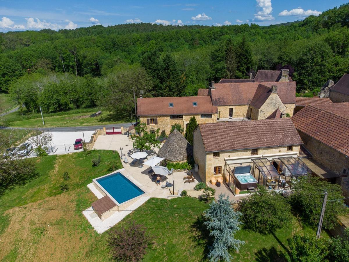 Aux Bories De Marquay, Chambres D'Hotes B&B Avec Piscine Et Spa Pres De Sarlat Eksteriør bilde