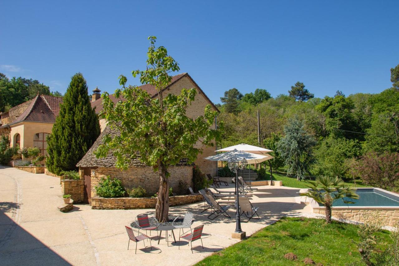Aux Bories De Marquay, Chambres D'Hotes B&B Avec Piscine Et Spa Pres De Sarlat Eksteriør bilde