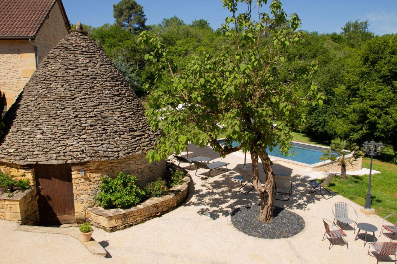 Aux Bories De Marquay, Chambres D'Hotes B&B Avec Piscine Et Spa Pres De Sarlat Eksteriør bilde