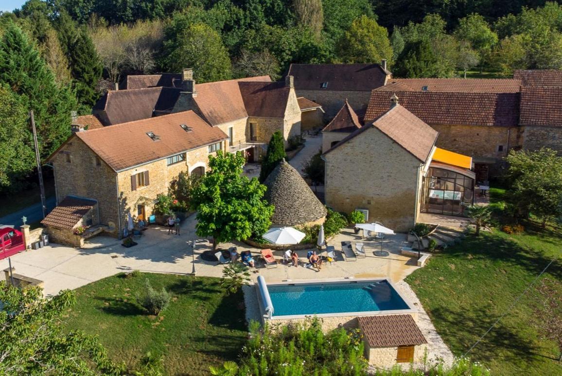 Aux Bories De Marquay, Chambres D'Hotes B&B Avec Piscine Et Spa Pres De Sarlat Eksteriør bilde